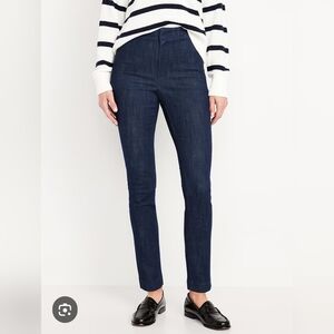 Old Navy Pixie Ankle Pants Size 8 Slim Fit Denim-Like